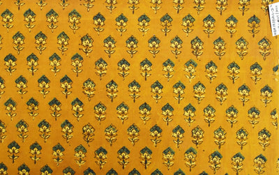 Authentic Ajrakh Block Print Fabric – alternate view