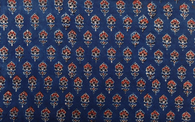 Authentic Ajrakh Block Print Fabric – alternate view