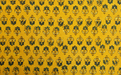 Authentic Ajrakh Block Print Fabric – alternate view