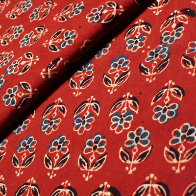 Authentic Ajrakh Block Print Fabric