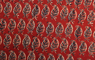 Authentic Ajrakh Block Print Fabric – alternate view