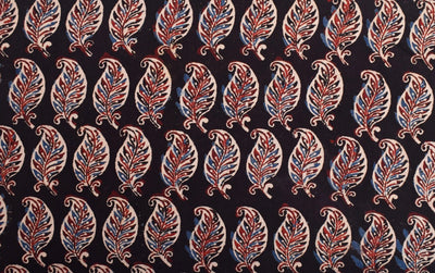 Authentic Ajrakh Block Print Fabric – alternate view