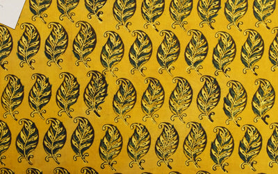 Authentic Ajrakh Block Print Fabric – alternate view