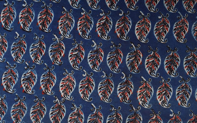 Authentic Ajrakh Block Print Fabric – alternate view