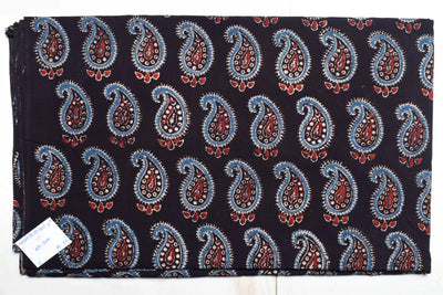 Authentic Ajrakh Block Print Fabric – alternate view