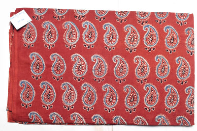 Authentic Ajrakh Block Print Fabric – alternate view
