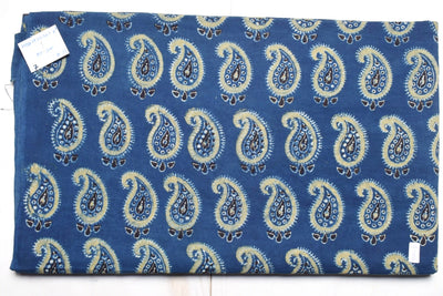 Authentic Ajrakh Block Print Fabric – alternate view