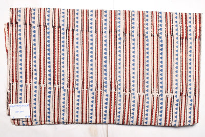 Authentic Ajrakh Block Print Fabric – alternate view