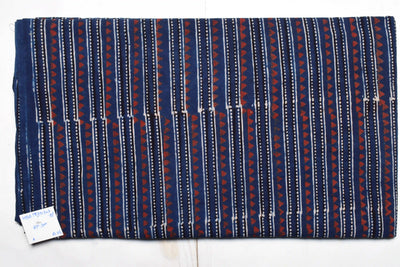 Authentic Ajrakh Block Print Fabric – alternate view