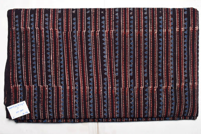 Authentic Ajrakh Block Print Fabric – alternate view