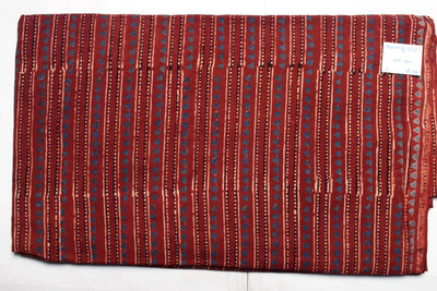 Authentic Ajrakh Block Print Fabric – alternate view