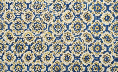 Authentic Ajrakh Block Print Fabric – alternate view