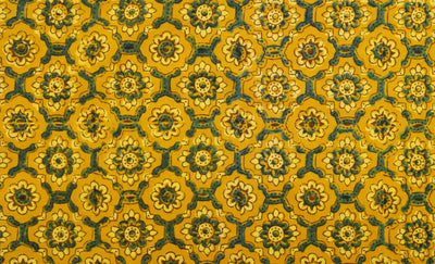 Authentic Ajrakh Block Print Fabric – alternate view