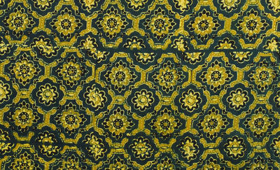 Authentic Ajrakh Block Print Fabric – alternate view