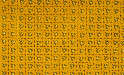 Authentic Ajrakh Block Print Fabric – alternate view