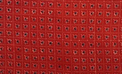Authentic Ajrakh Block Print Fabric – alternate view