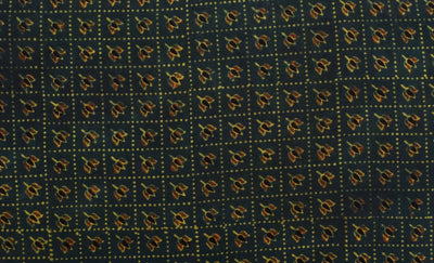 Authentic Ajrakh Block Print Fabric – alternate view