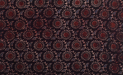 Authentic Ajrakh Block Print Fabric – alternate view