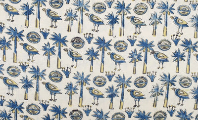 Authentic Ajrakh Block Print Fabric – alternate view