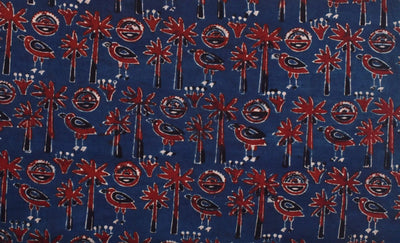Authentic Ajrakh Block Print Fabric – alternate view