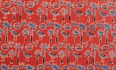 Authentic Ajrakh Block Print Fabric – alternate view