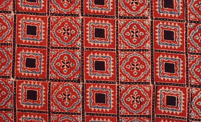 Authentic Ajrakh Block Print Fabric – alternate view