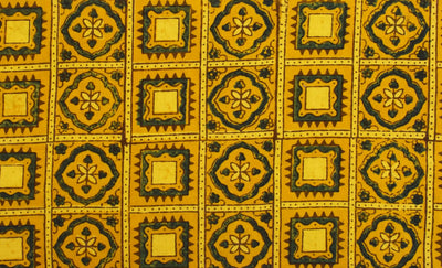 Authentic Ajrakh Block Print Fabric – alternate view