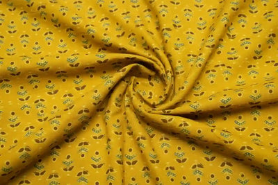 Authentic Ajrakh Block Print Fabric – alternate view