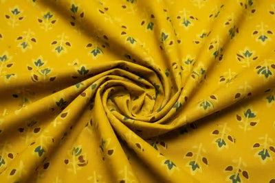 Authentic Ajrakh Block Print Fabric – alternate view