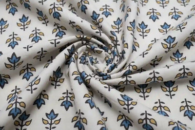 Authentic Ajrakh Block Print Fabric – alternate view