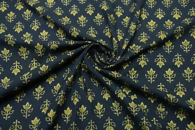 Authentic Ajrakh Block Print Fabric – alternate view