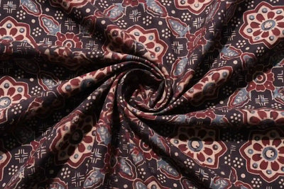 Authentic Ajrakh Block Print Fabric – alternate view