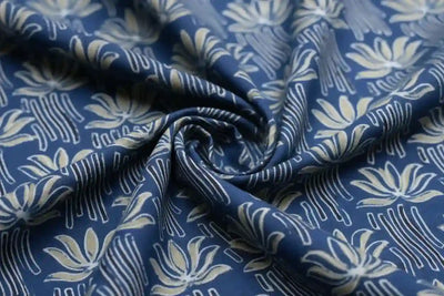 Authentic Ajrakh Block Print Fabric – alternate view