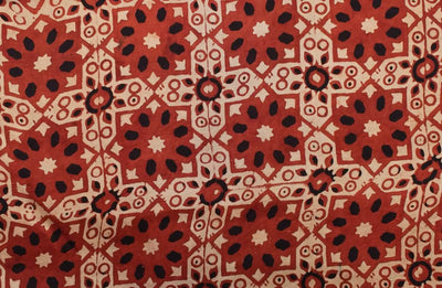 Ajrakh Modal Silk Fabric – alternate view