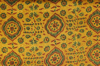 Ajrakh Modal Silk Fabric – alternate view