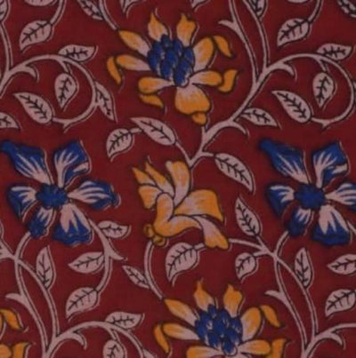 Kalamkari Cotton Fabric - SSEthnics – alternate view