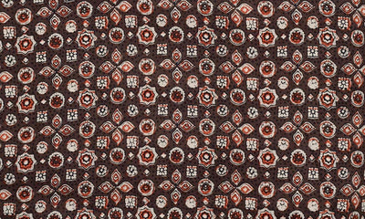 Sanganeri Inspired Screen Print Fabric Online - SSEthnics – alternate view