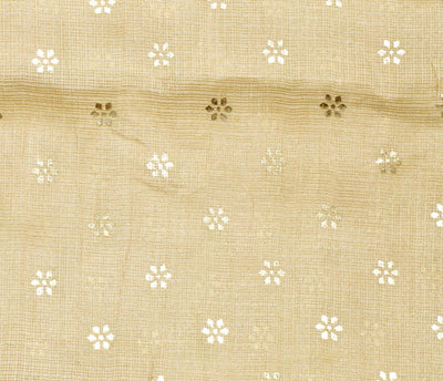 Golden Kota Gold Print Fabric – alternate view