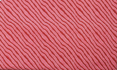 Leheriya Inspired Sanganeri Screen Print Fabric – alternate view