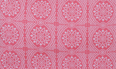 Latest Pink Sanganeri Screen Print Fabric – alternate view