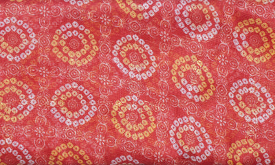 bandhani and sanganeri screen print kota fabric – alternate view