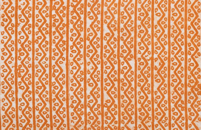 Mustard Yellow Dabu Handblock Print Fabric – alternate view