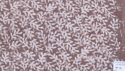 Grey Dabu Special Hand Block Print Fabric