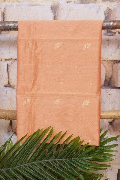 Handloom Chanderi Silk Unstitched Suit - SSEthnics – alternate view