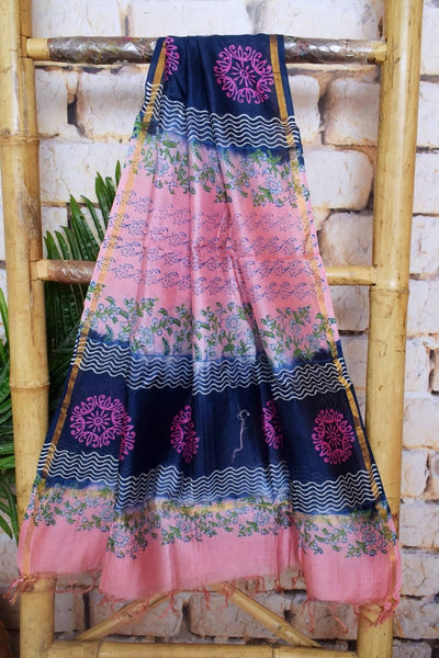 Customised Chanderi Embroidered set