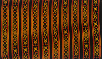 Green Ajrakh Screen Printed Fabric - SSEthnics – alternate view