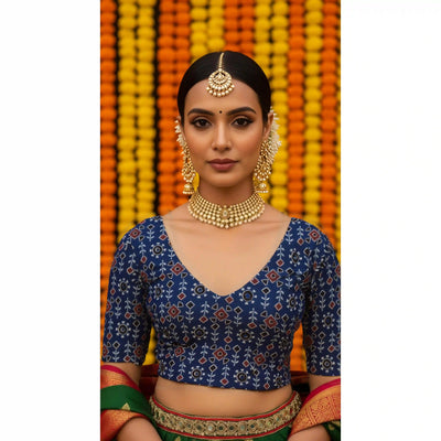 Ajrakh Designer Blouse