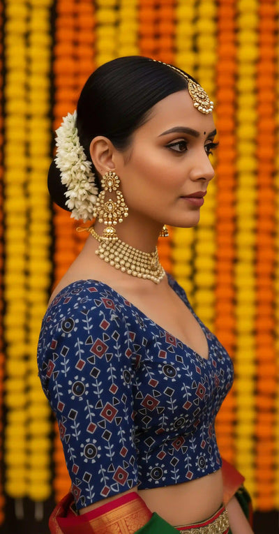 Ajrakh Designer Blouse