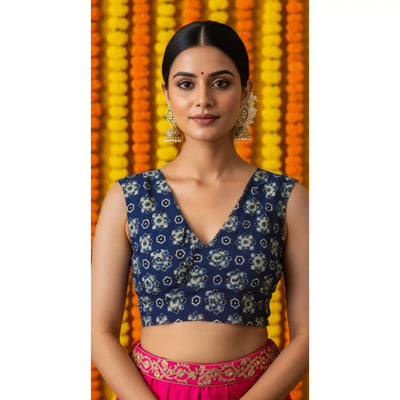 Ajrakh Designer Blouse