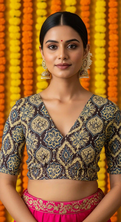 Ajrakh Designer Blouse